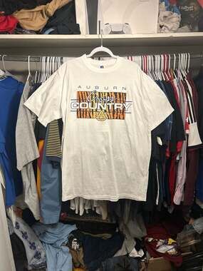 Vintage 90s Russell Athletic Auburn University Cross Country T-Shirt XL